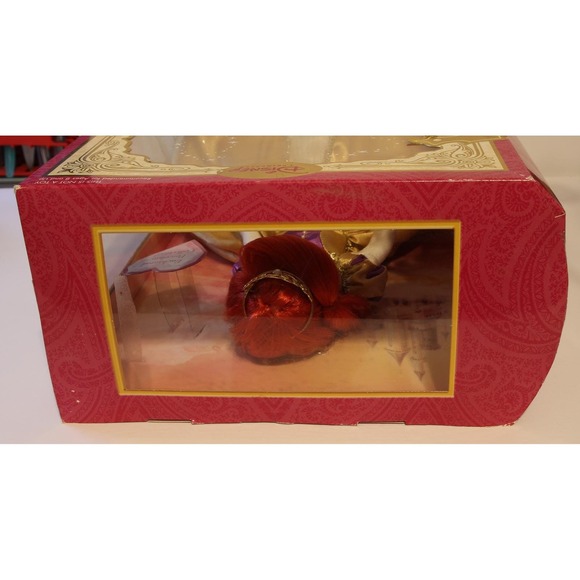 Vintage Disney Ariel Enchanted Tales Porcelain Doll Brass key 2007. 16" (M) - Picture 6 of 7